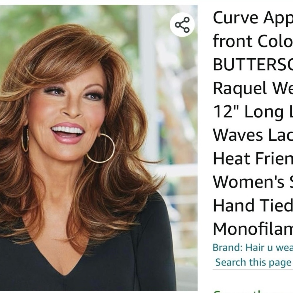 Raquel Welch Wig Butterscotch
